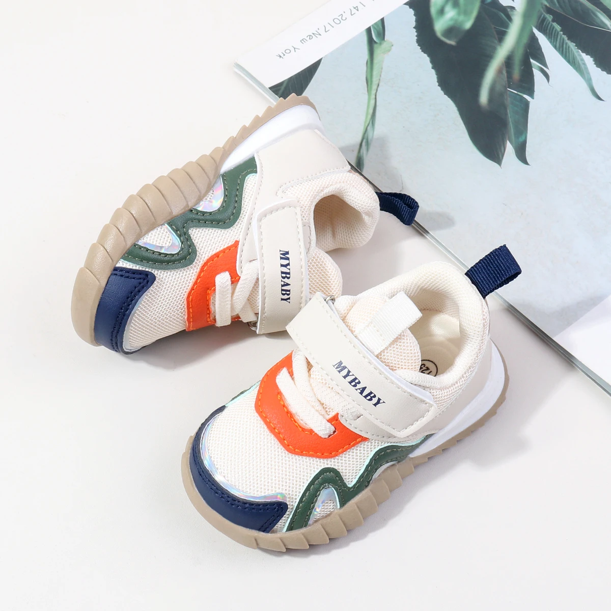 2025 New Unisex Baby Sneaker High Quality PU TPR Sole Anti-Slip Pre-Walk Shoes 0-15 Months Breathable Pre-Walk Flat Spring factory