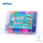 Kids Custom Hama Bead Set Kids Toys Perler Beads 5mm Midi For 24 Colors Tray
