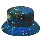 Custom Logo High Quality Luxury Fuzzy Galaxy Bucket Hat For Women And Men
