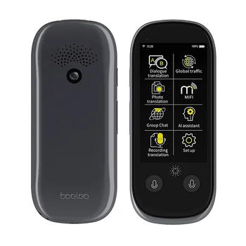 3 Inch Touch Screen Portable Machine Bt 4.0 Intelligent Smart Online Voice Laungauge Translator with 4G Card