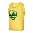 Uniform Training Vest Football Custom Size Logo Sports Vest Football Uniform Bib Men's Football Training Bibs