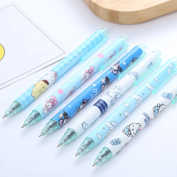 6 Pcs Pressing Pen Sanrio Student Stationery Office Supplies - Buy 