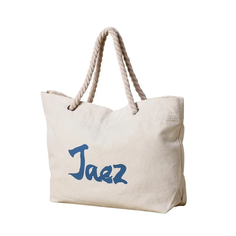 New Custom Print Logo Large Beach Bag 