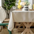 Stylish Square Rectangular Tablecloth/Table Cover For Kitchen Dinning Tabletop Decoration Rectangle/Oblong 53 X 83 In