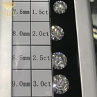 Diamond Loose 1carat 6.5mm Round Loose Price Per Carat Vvs Diamond Moissanite