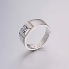Diamond Ring Diamonddiamond Customized 18K White Gold Wedding Bands Men Diamond Ring For Wedding