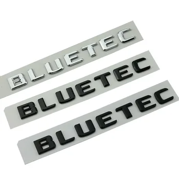 3d ABS Car Trunk Letters BLUETEC Emblem For Mercedes W205 W204 W212 W213 Accessories