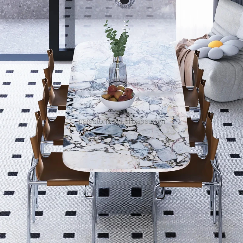 product ocean storm marble conference room table design blue marble conference table worktop-1