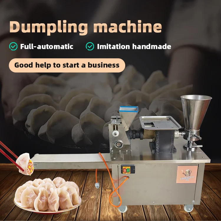 Hot Selling 4800 Pcs/Hour Small Automatic Dumpling Machine,  Factory Supply 20,000 Pcs/H Automatic Dough Dumpling Machines details