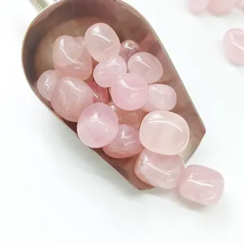 Bulk Wholesale Natural Rose Pink Crystal Rose Quartz Tumbled Stone Crystals Tumbled Stones