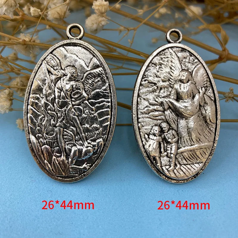 San Benito Medal Cross Jesus Character Pendant Zinc Alloy Saint Benedict Pendant charm Women Men Religious Jewelry Accessories.jpg