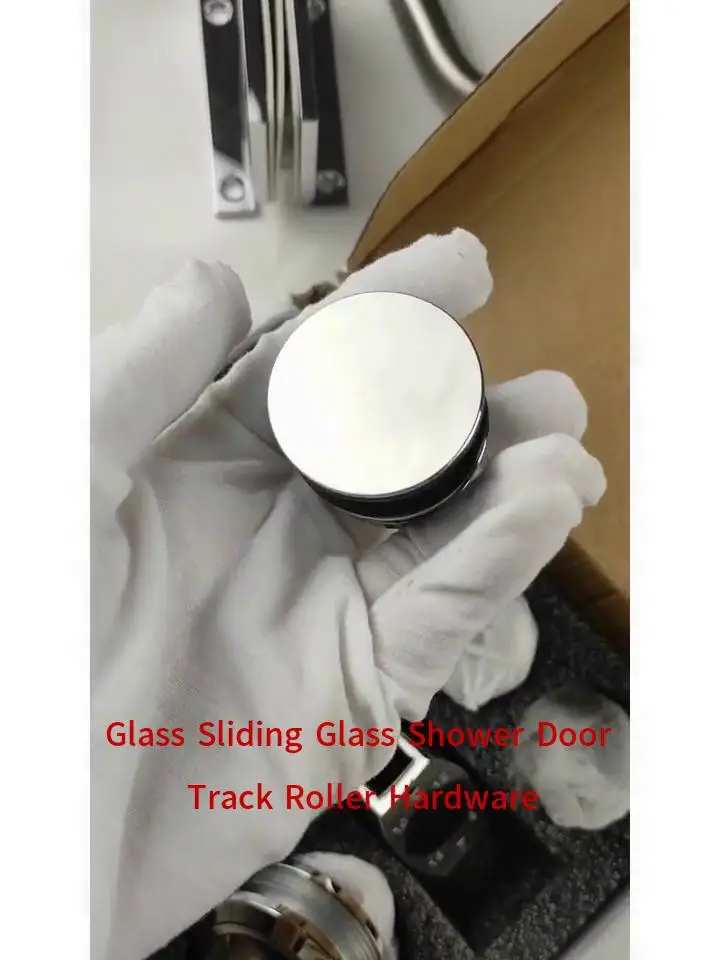 Customized Stainless Steel Glass Sliding Door System Bathroom Glass