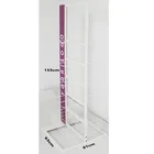Sock Display Customized 2 Sides Sock Display Rack With Hooks