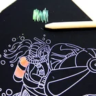 Drawing Board Kids Educational Coloring Drawing Graffiti Drawing Board Scratch Off Book With Pencil