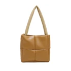 Women Leather Tote Bag Women Wholesale Women Fashion Pillow Handbag Purse New Quilted Leather Tote Shoulder Bag Custom