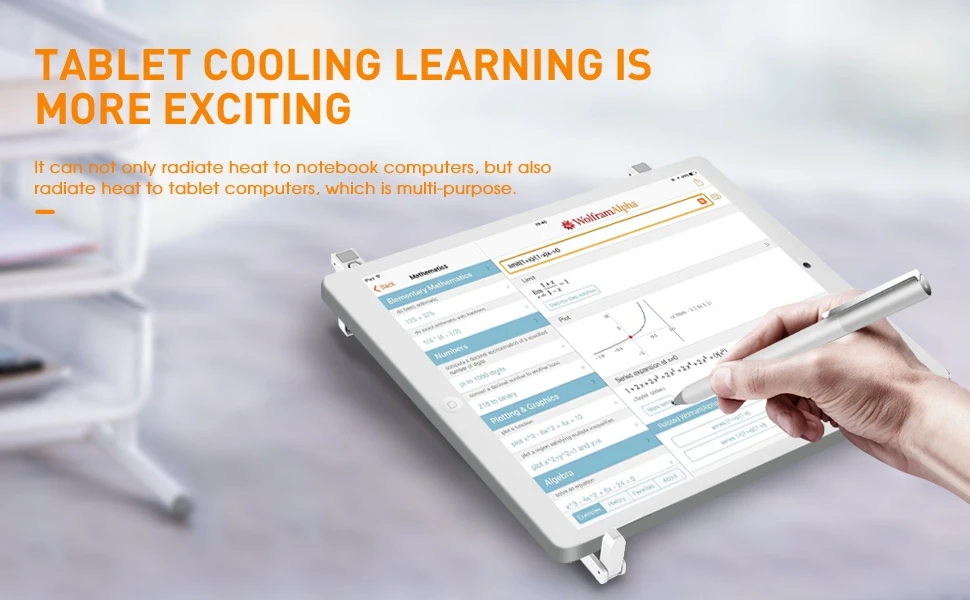 Desk 3 Cooling Fan Adjustable Foldable Laptop RGB Stand for Mac Air Pro for HP Computers Portable Computer Folding Bracket