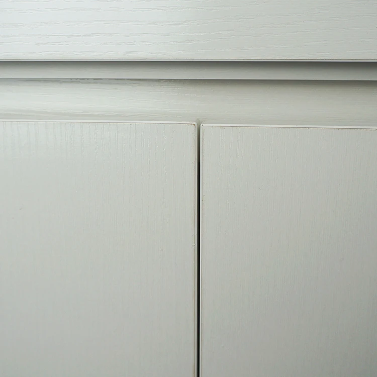 Economic Tarpul Double Door Bath Cabinet White Floor Mounted Melamine Board Includes Bathroom Vanity Ceramic Basin Sink Mirror details