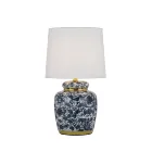 Craft Ceramic Ceramic Modern Simple Style Craft Hotel Ceramic Table Lamp Bedside Porcelain Led Desk Lamp