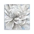 Decoration Hot Sale Floral Canvas Art Work White Flowers Hand Painted Oil Paintings Wall Decor Home Decoration