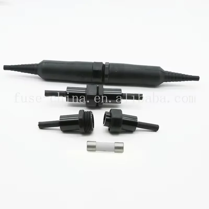 Bussmann 600V AC/DC 30A Rated Current 1 Pole Crimp Fuse Holder Carrier Block for Industrial Applications