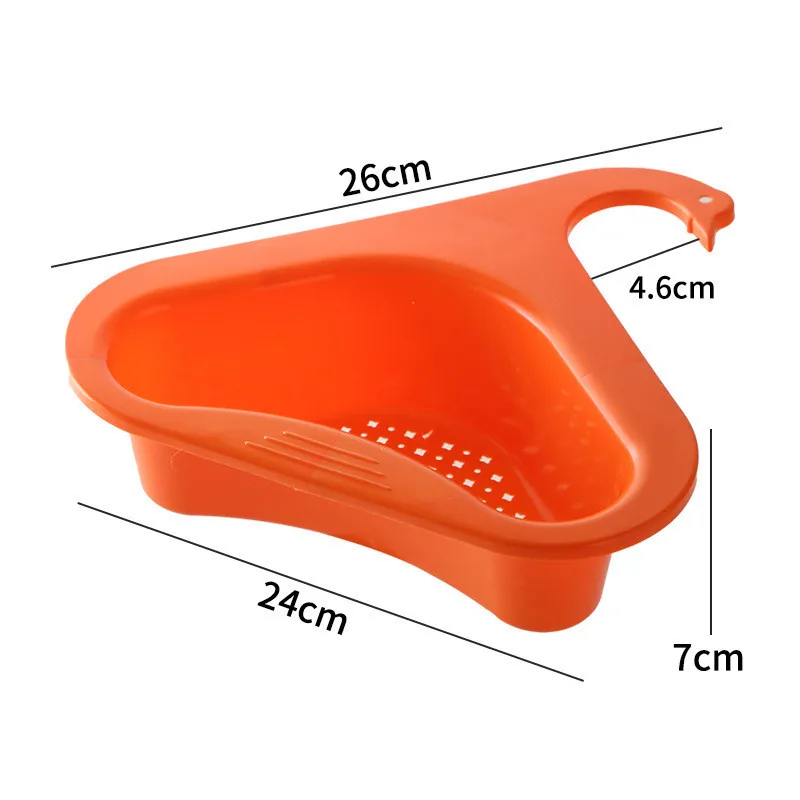 Hot Sale Swan Drain Basket Sink Multi-Functional Hanging Filtering Draining Rack for Kitchen