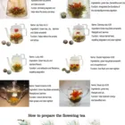Flowering Tea Gift Packing Hand Made Flowering Tea Marigold Lily Beauty Flavor Tea Blooming Tea