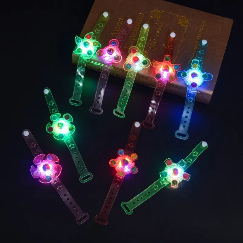 LED Light up Bracelet Fidget Toys, Glow in The Dark Party Favors for Kids' Birthdays, Halloween, Christmas Light up Bracelet