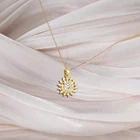 Necklace Free Sample Latest Design Western Crystal Jewelry Heart Cubic Gold Plated Necklace Earrings Turquoise Sets