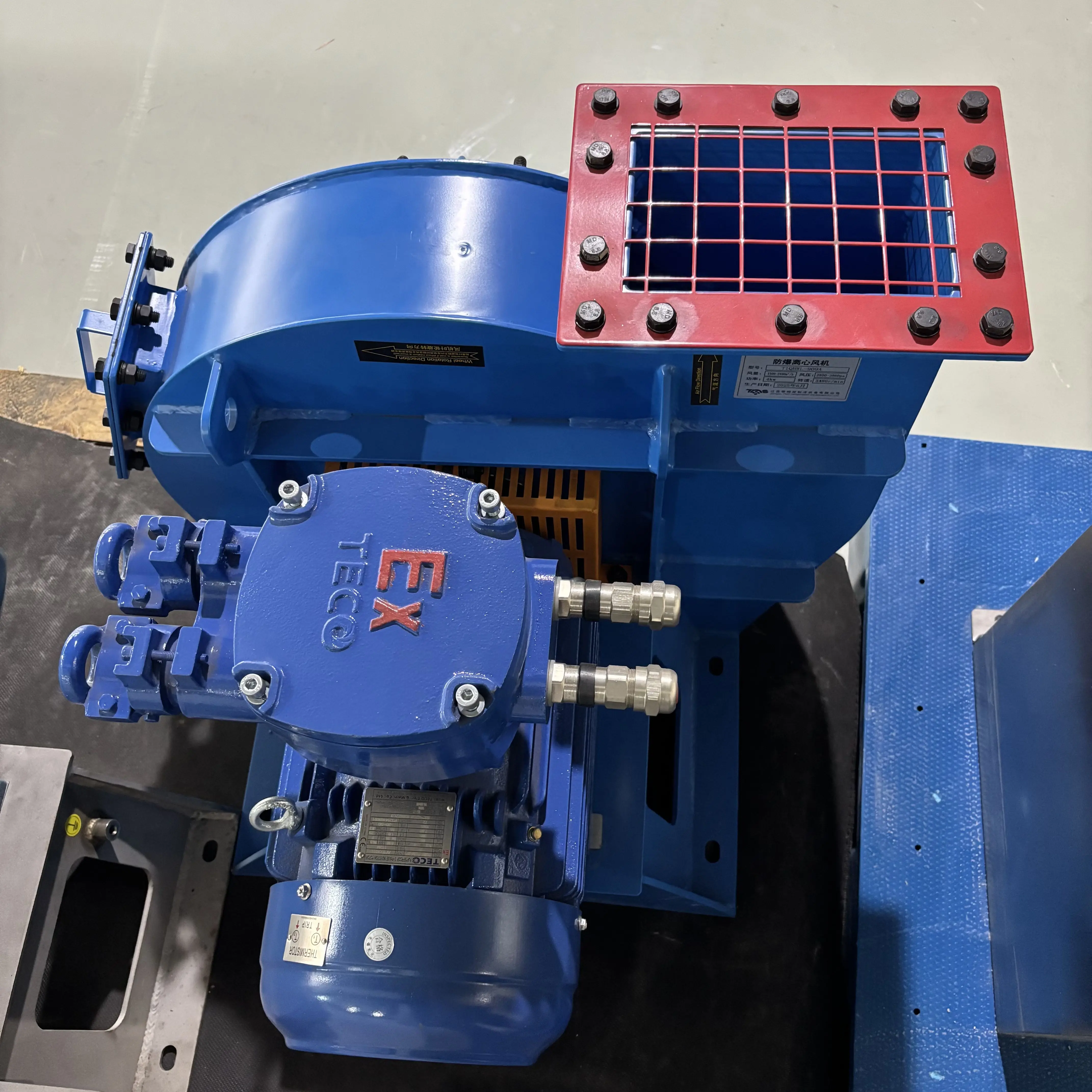 Proof Industrial Exhaust Fan, 220-240V, Corded Electric - detail 12