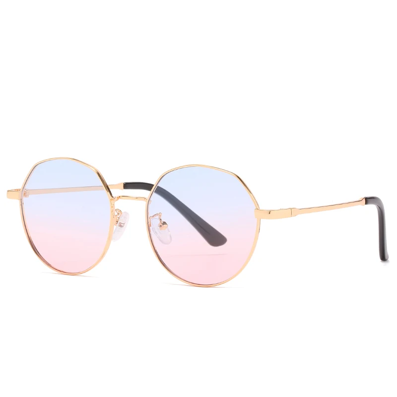 Gafas De Sol Redondas De Metal Polígono Para Mujer,Lentes De Sol Clásicas  Que Pueden Combinar Lentes Ópticas - Buy Polígono De Gafas De Sol,Gafas De  Sol Para Mujer,Puede Encuentro Lentes De Gafas