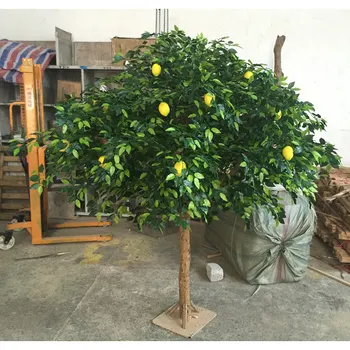 restaurant garden artificial tree decorative fruit lemon tree 2 3 metre