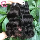 Hair Raw Human Hair Bundleswith Closure Raw Indian Hair Vendors Cheveux Pervian 30In Cutical Aligned Virgin Hair Bundles