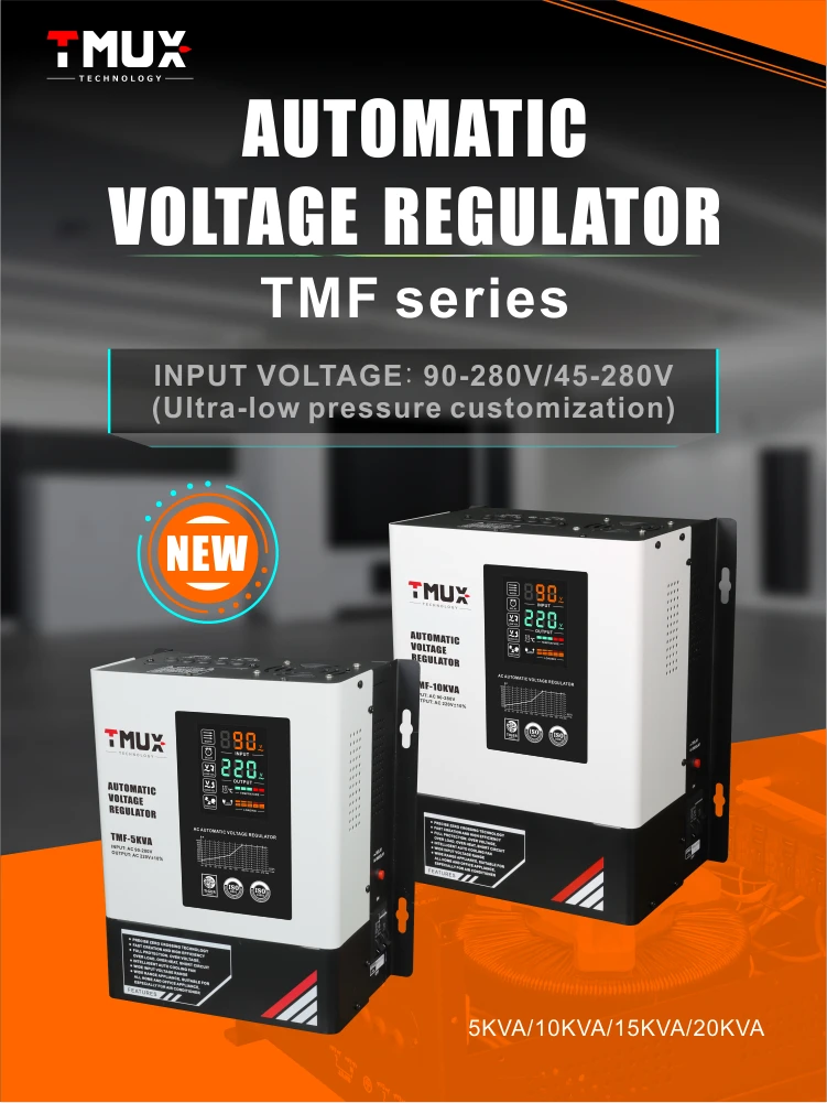 Tmux Single phase 15kva avr automatic voltage regulator stabilizer factory