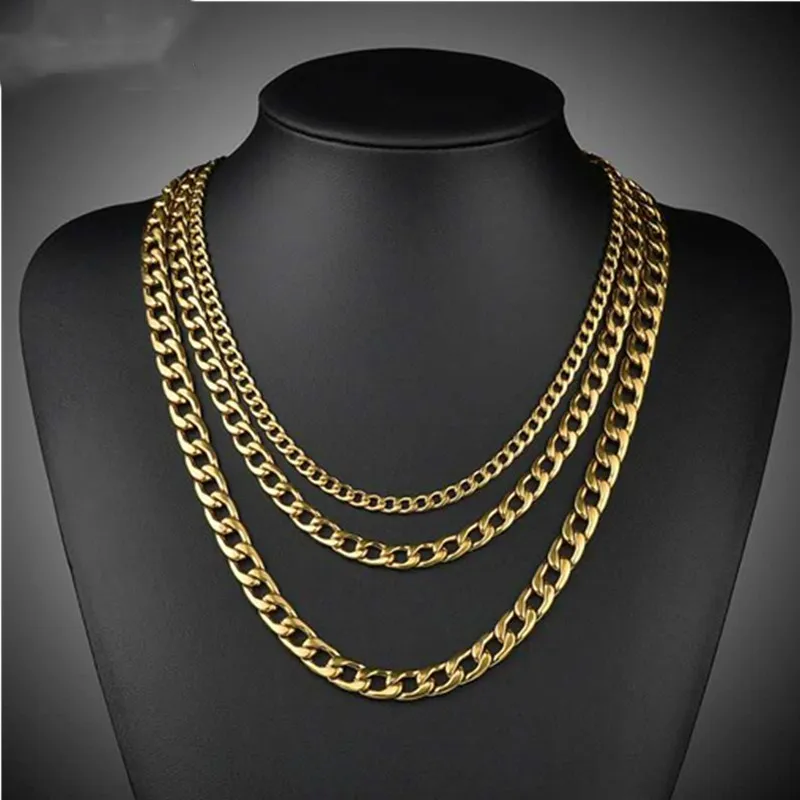 Buy Thick Cuba Necklace Bracelet Chain 