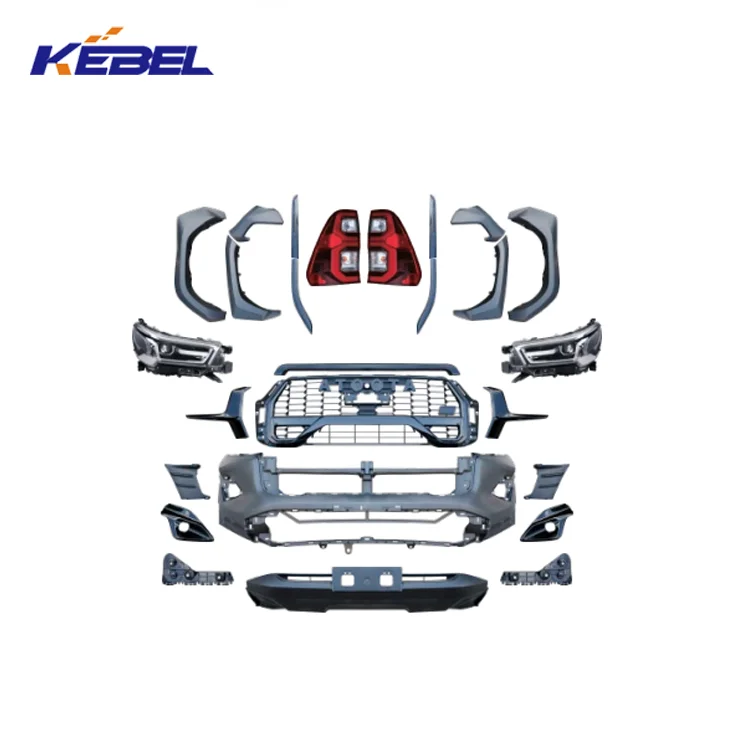 KEBEL Good Supplier Auto Car Accessories Front Bumper Kit OEM Car Bumper Kit for TOYOTA 2016 HILUX UPGRADE 2023 HILUX GR supplier