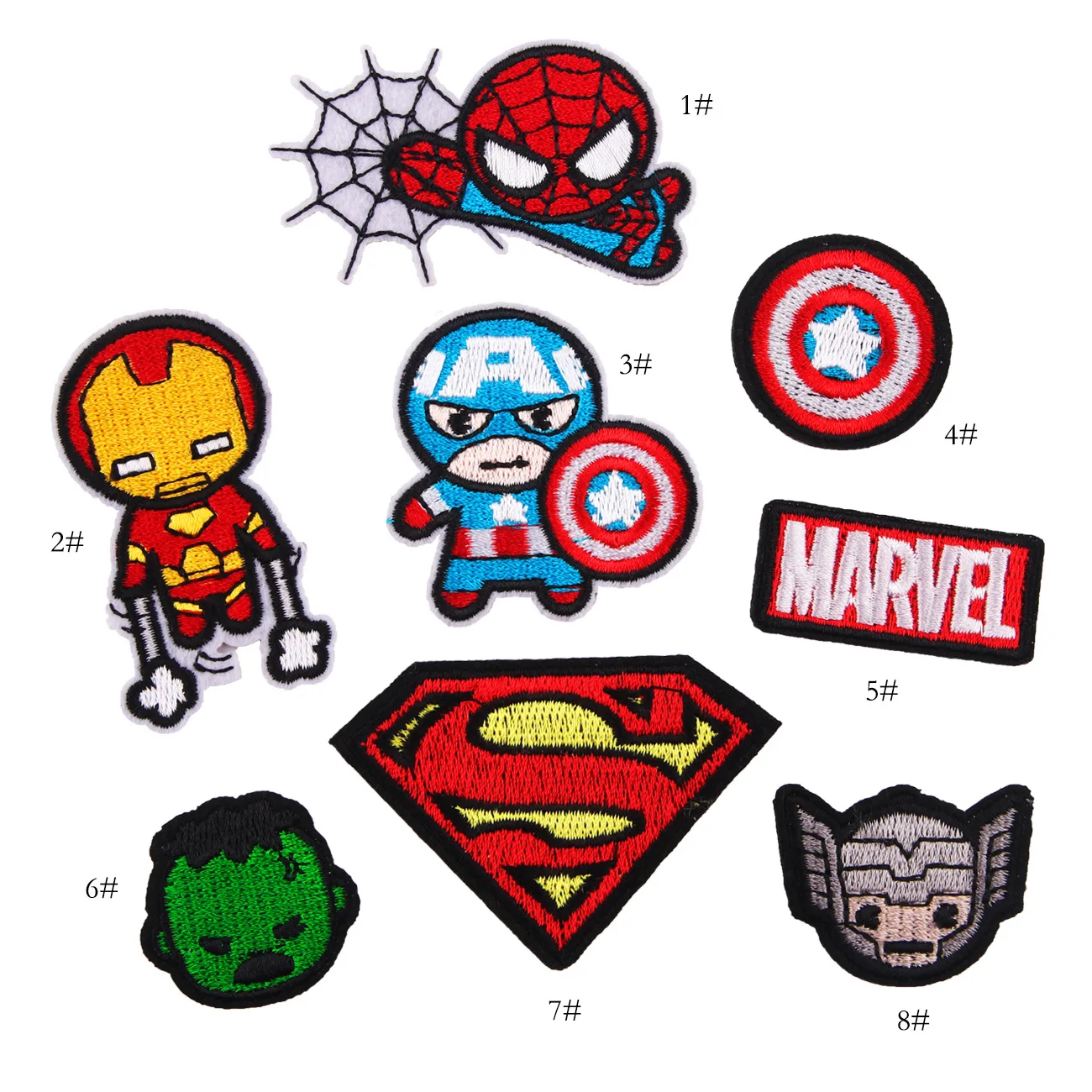 Wholesale Cartoon Characters Spidervman Shield Super Man Embroidery Patch  Iron-on Patches - Buy Iron On Embroidered Patches,Wholesale Cartoon Animal  Spiderman Shield Superman Embroidery Patch,Heat Press Patches Product on  