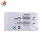 Apparel Plastic Apparel Bags White Custom Printing Self Adhesive Seal Transparent Plastic Opp Bag Apparel