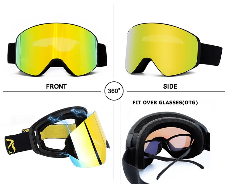 Ski Goggles Manufacturer Oem Custom Antifog Googles Snowboard