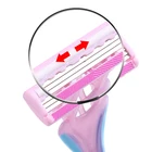 Blade Razor Sweden Stainless Steel New Mould Plastic Handle Triple Blade Razor For Female