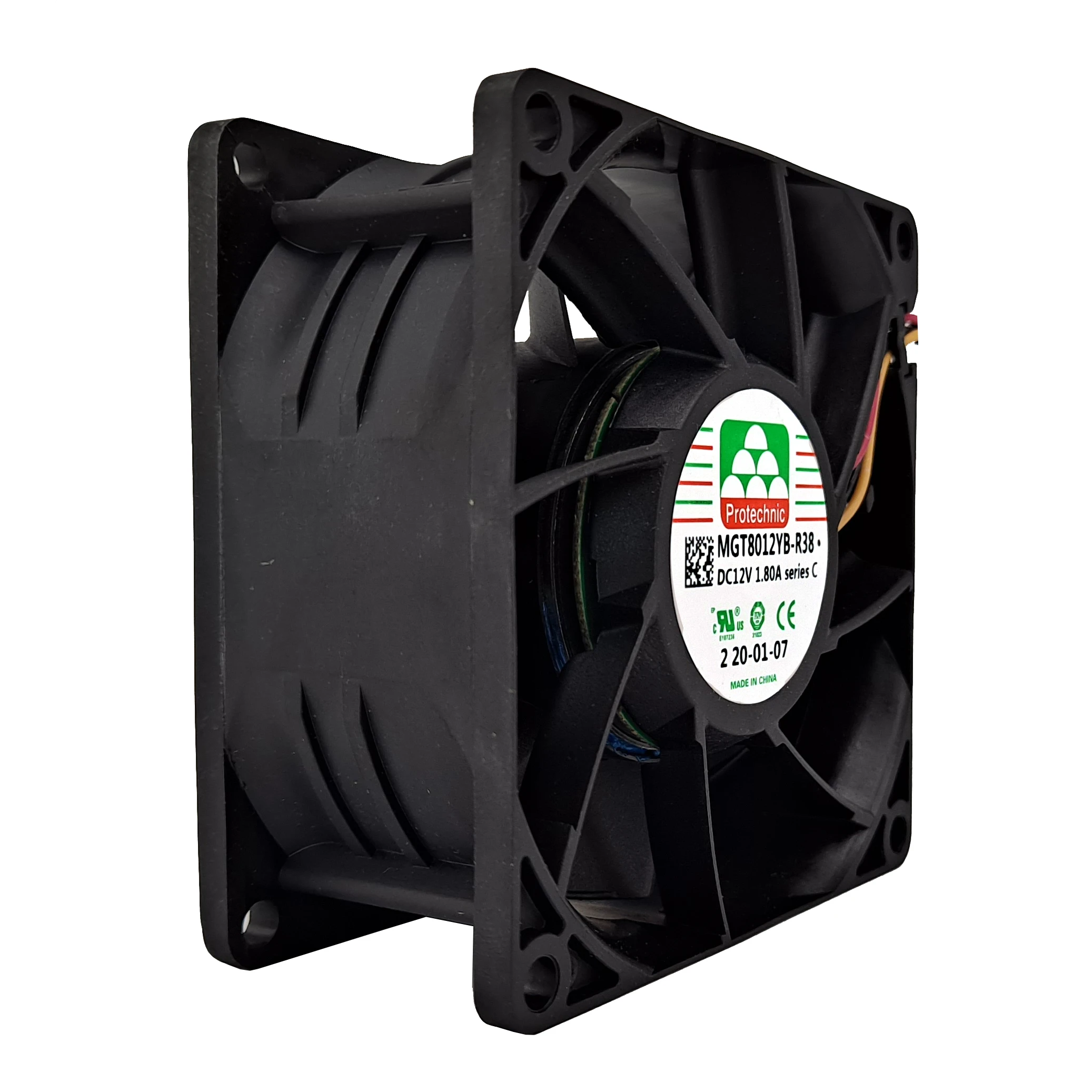 Flow Silent Exhaust Fan, 12V, Axial, MGT8012YB-R38, 1.8A - detail 2