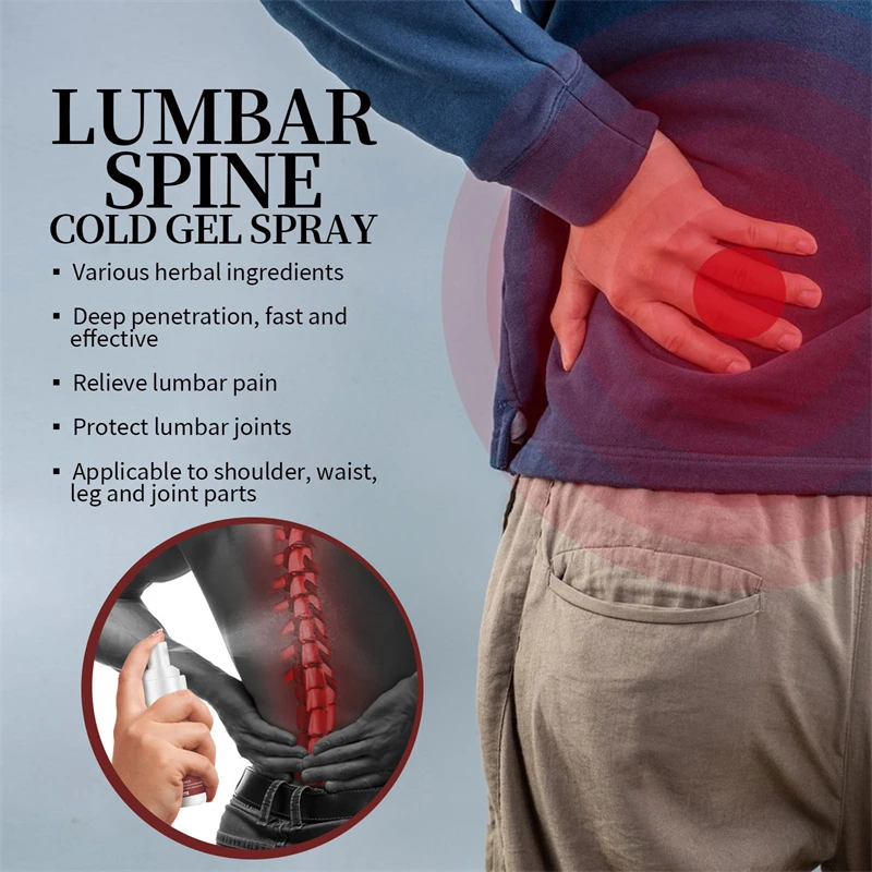 South Moon Ml Lumbar Spine Cold Gel Spray Lumbar Joint Protecting