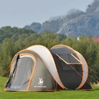 Tent 3-4 Person Outdoor Automatic Skylight Double Layer Camping Hiking Tent