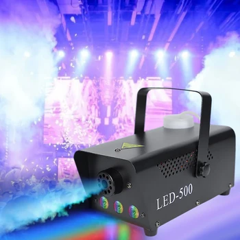 LED Professional Dj Show Party Equipment 500w Fog Machine Rgb 3in 1 Wireless Remote Control Lights For Stage light Party Effect