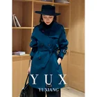 Coat Winter 2021 New Double-faced Cashmere Woolen Coat For Lady Fashion