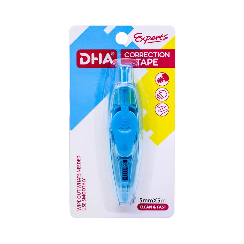 Chinese New Popular List of Stationery Items High Quality Printed Student Creative Plastic Colored Correction Tape