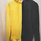 Hoodie Hoody Custom Cheap Cotton Hodies Hoodies For Men Loose Vogue 2 Tone Contrast Stitch Hoodie
