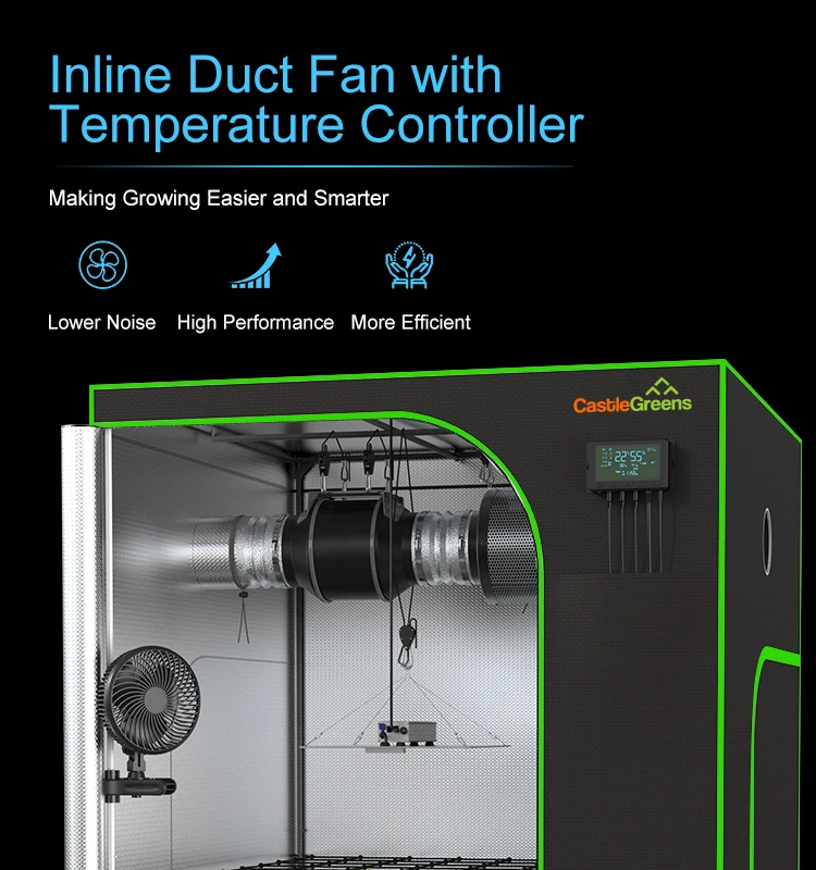 Ventilation Exhaust Fan, 120-240V, 374m³ - detail 2