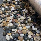 Black Stone Black Stone Black Pebble /Cobble Stone For Graden Stone