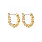 Silver Earrings 925 With High Quality Promotion Sterling Silver Ring Earrings 925 With White Zircon