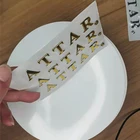Metal Metal Manufacturer Customized Metal Name Plate Sandblasting Anodized Aluminum Logo Name Plate